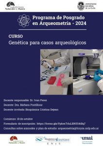 Se Desarroll El Curso De Posgrado Gen Tica Para Casos Arqueol